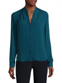 Elie Tahari - Bea Silk Blouse at Saks Fifth Avenue